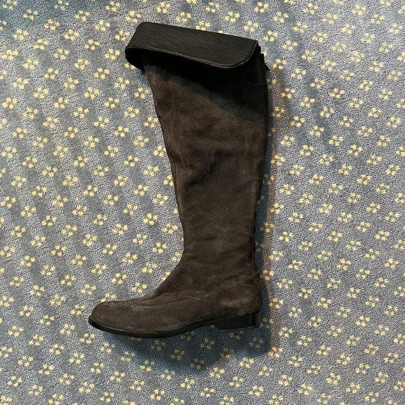 Jill Sander Suede Knee high boots - Picture 9 of 9